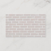 Visitekaartjes voor de bouwnijverheid (Achterkant)