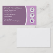 Visitekaartjes voor de persoonlijke opleiding van  (Voorkant / Achterkant)