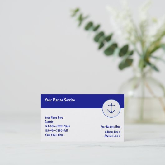 Visitekaartjes voor de zeescheepvaart (Staand voorkant)