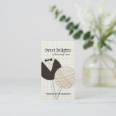 Visitekaartjes voor dessertcatering (Staand voorkant)