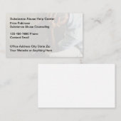 Visitekaartjes voor drugsmisbruik (Voorkant / Achterkant)