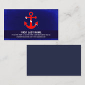 Visitekaartjes voor  duikvlag (Voorkant / Achterkant)