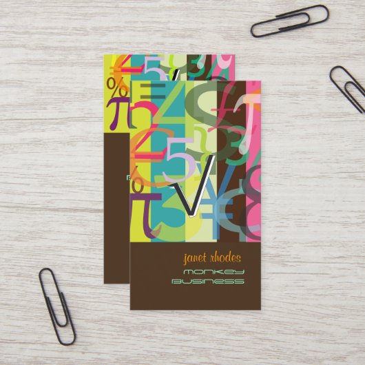 Visitekaartjes voor financiële planners (Voorkant / Achterkant in situ)