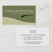 Visitekaartjes voor Firearms Shooting Range (Voorkant / Achterkant)