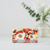 Visitekaartjes voor Floral Design (Staand voorkant)