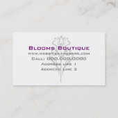 Visitekaartjes voor Floral Designer (Achterkant)