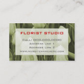 Visitekaartjes voor Floral Designers (Achterkant)
