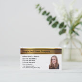 Visitekaartjes voor fotograaf (Staand voorkant)