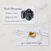 Visitekaartjes voor fotografie (Voorkant / Achterkant)