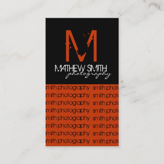 Visitekaartjes voor fotografie (Voorkant)