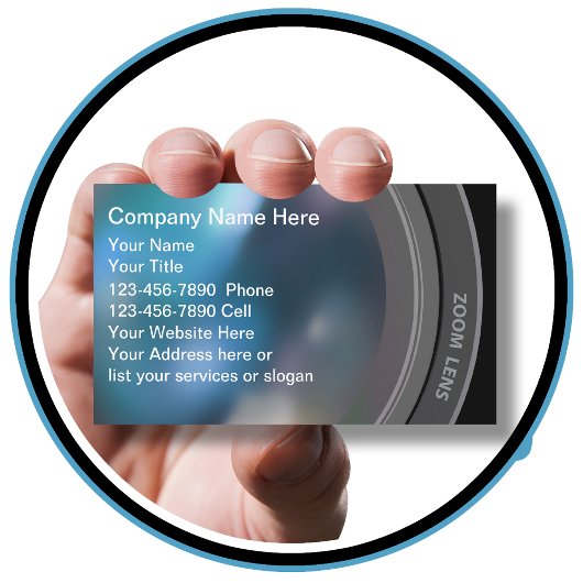 Visitekaartjes voor fotografie