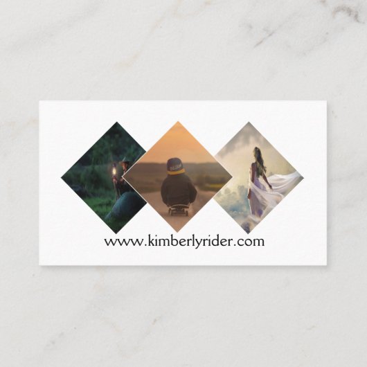 Visitekaartjes voor fotografie (Achterkant)