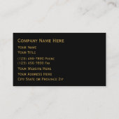 Visitekaartjes voor fotografie (Achterkant)