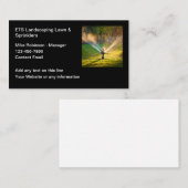 Visitekaartjes voor gazonlandschapsarchitectuur en (Voorkant / Achterkant)