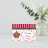 Visitekaartjes voor gebak (Staand voorkant)