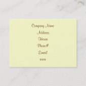 Visitekaartjes voor gebak (Achterkant)