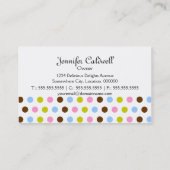 Visitekaartjes voor gebak (Achterkant)