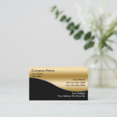 Visitekaartjes voor goudbeleggingen (Staand voorkant)