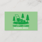 Visitekaartjes voor grasmaaien (Voorkant)