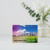 Visitekaartjes voor groene energie (Staand voorkant)