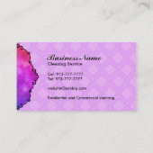 Visitekaartjes voor grote huisreiniging (Achterkant)