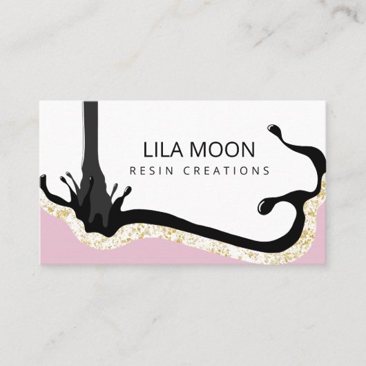 Visitekaartjes voor harskunstenaar (Voorkant)