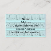 Visitekaartjes voor hartmonitor (Achterkant)