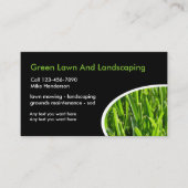 Visitekaartjes voor het aanleggen van gazon (Voorkant)