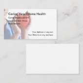 Visitekaartjes voor het hartsymbool van de verplee (Voorkant / Achterkant)