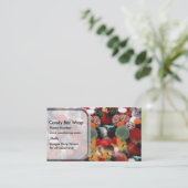 Visitekaartjes voor het ontwerp van snoepjes (Staand voorkant)