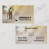 Visitekaartjes voor het reinigen van tapijten (Voorkant / Achterkant)