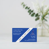 Visitekaartjes voor het reinigen van vloeren (Staand voorkant)