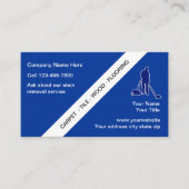 Visitekaartjes voor het reinigen van vloeren (Voorkant)