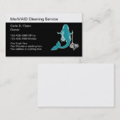 Visitekaartjes voor het reinigen van vun (Voorkant / Achterkant)