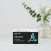 Visitekaartjes voor het reinigen van vun (Staand voorkant)
