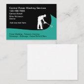 Visitekaartjes voor het wassen en onder druk reini