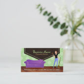 Visitekaartjes voor huisreiniging (Staand voorkant)