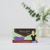 Visitekaartjes voor huisreiniging (Staand voorkant)