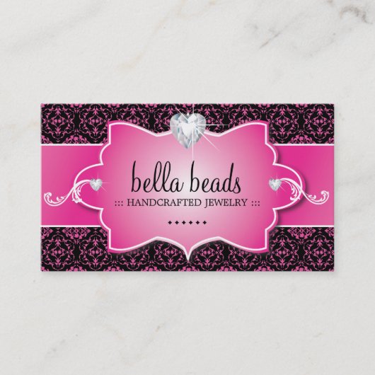 Visitekaartjes voor juwelenontwerper (Voorkant)