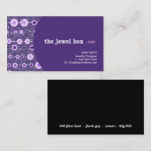 Visitekaartjes voor juwelenontwerper (Voorkant / Achterkant)