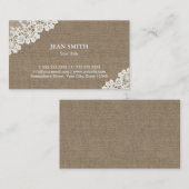 Visitekaartjes voor  kant en overlapping (Voorkant / Achterkant)