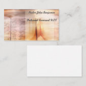 Visitekaartjes voor kerkpastor (Voorkant / Achterkant)