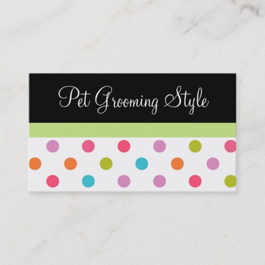 Visitekaartjes voor kinderverzorging (Voorkant)