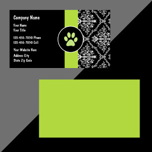 Visitekaartjes voor kinderverzorging