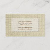 Visitekaartjes voor kleding (Achterkant)