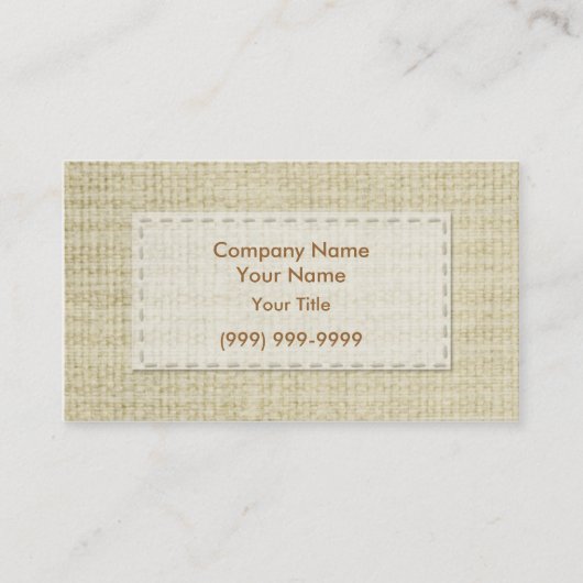 Visitekaartjes voor kleding (Voorkant)