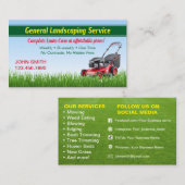 Visitekaartjes voor landschapsarchitectuur (Voorkant / Achterkant)