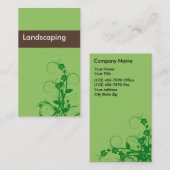 Visitekaartjes voor landschapsarchitectuur (Voorkant / Achterkant)