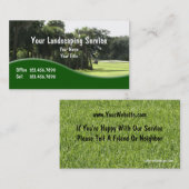 Visitekaartjes voor landschapsarchitectuur (Voorkant / Achterkant)