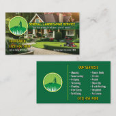 Visitekaartjes voor landschapsarchitectuur (Voorkant / Achterkant)